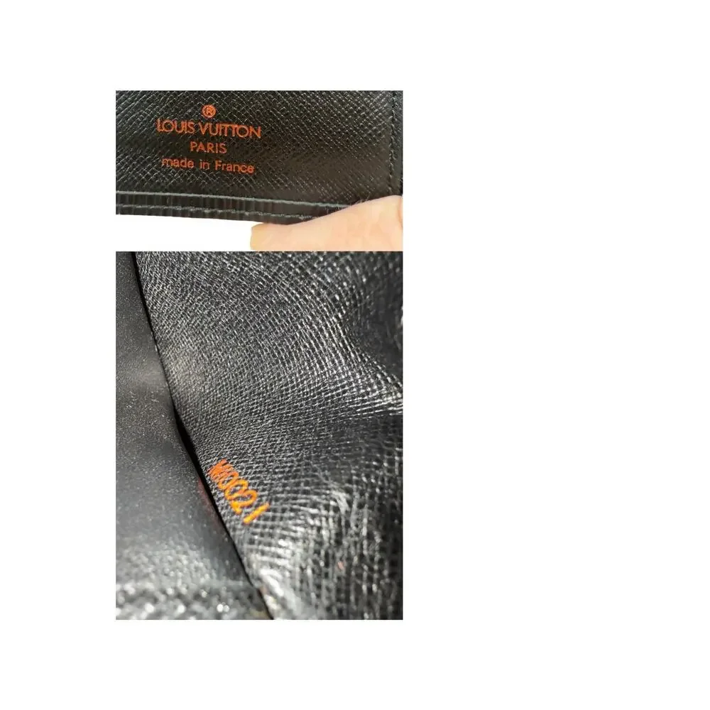 Louis Vuitton Long Black Epi Long Wallet
